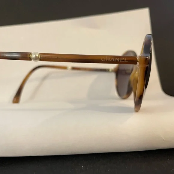 Chanel Round Brown Sunglasses